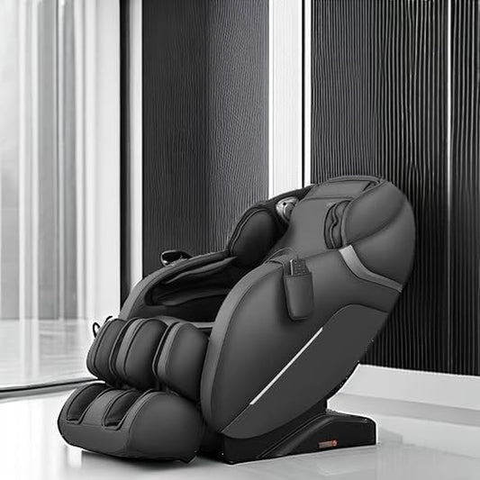 2025 SL Track Massage Chair Recliner, Full Body Massage Chair with Zero Gravity, Bluetooth Speaker, Airbags, Heating, and Foot Massage
